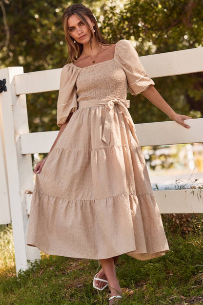 Naturally Beautiful Midi Dress Curvy