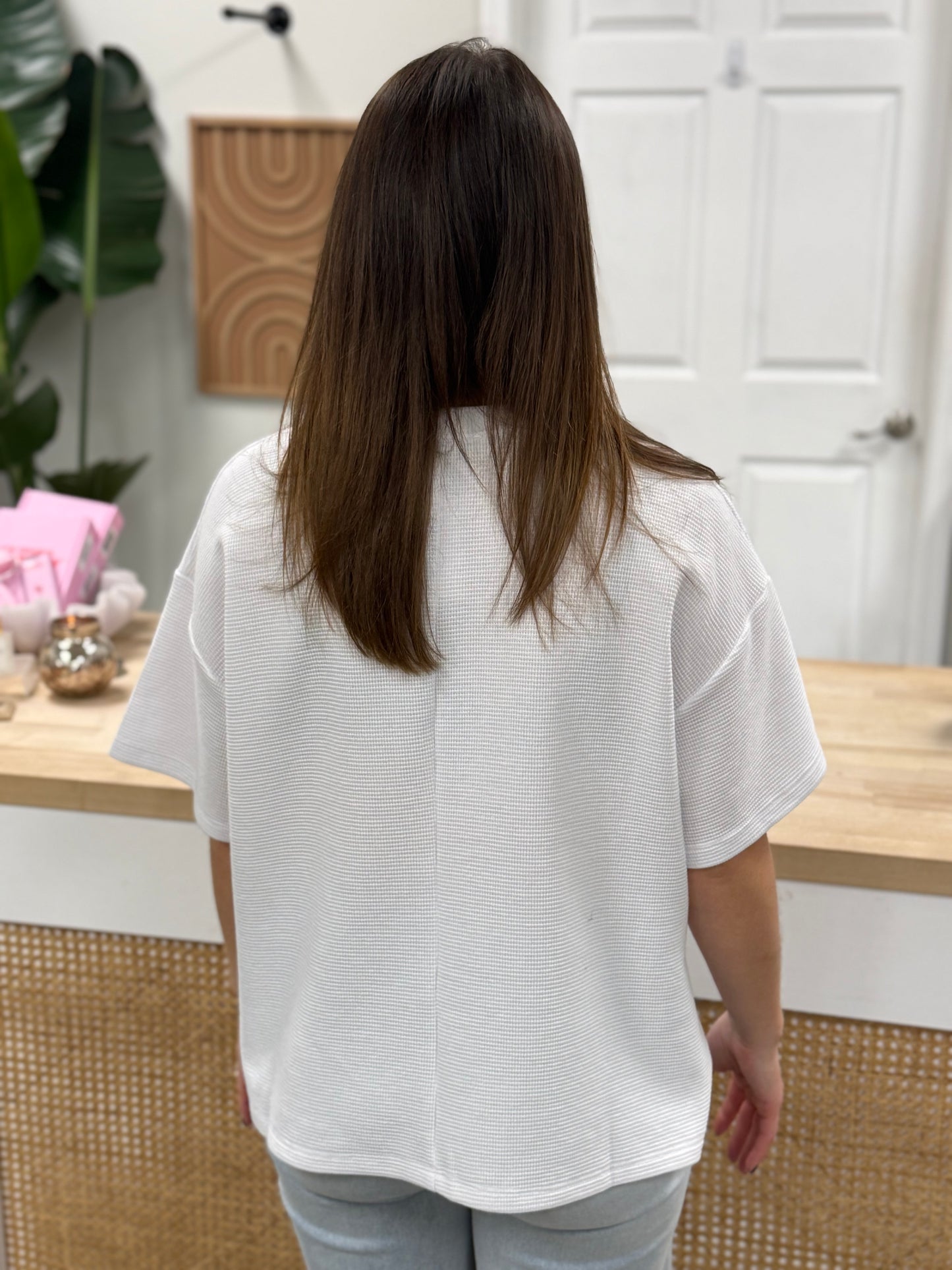 The Best Knit Basic T- White