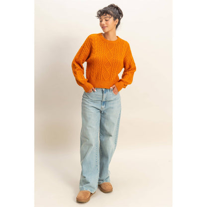 Amber Cable Knit Sweater