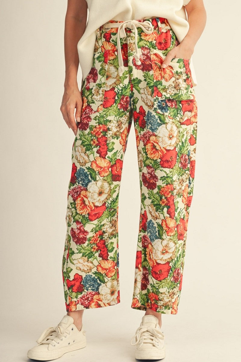 The Bed Of Roses Barrel Jeans
