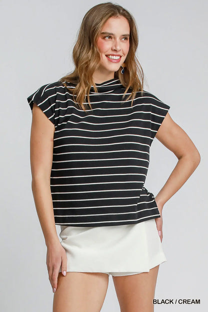 The Posh Mock Neck Top