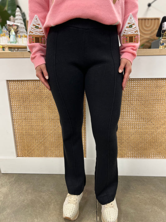 THE DEMI FLARE SWEATER PANTS