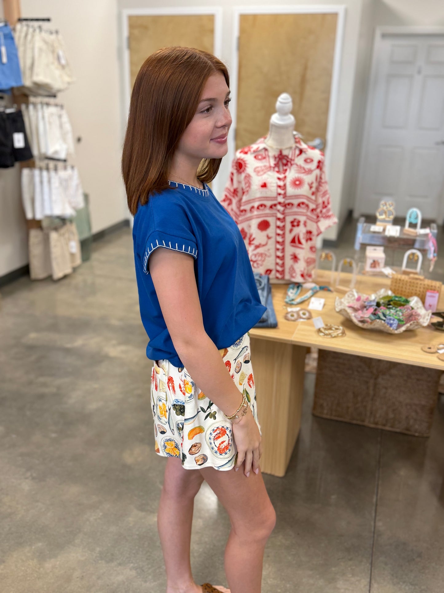 I Like it Mediterranean Style Skort