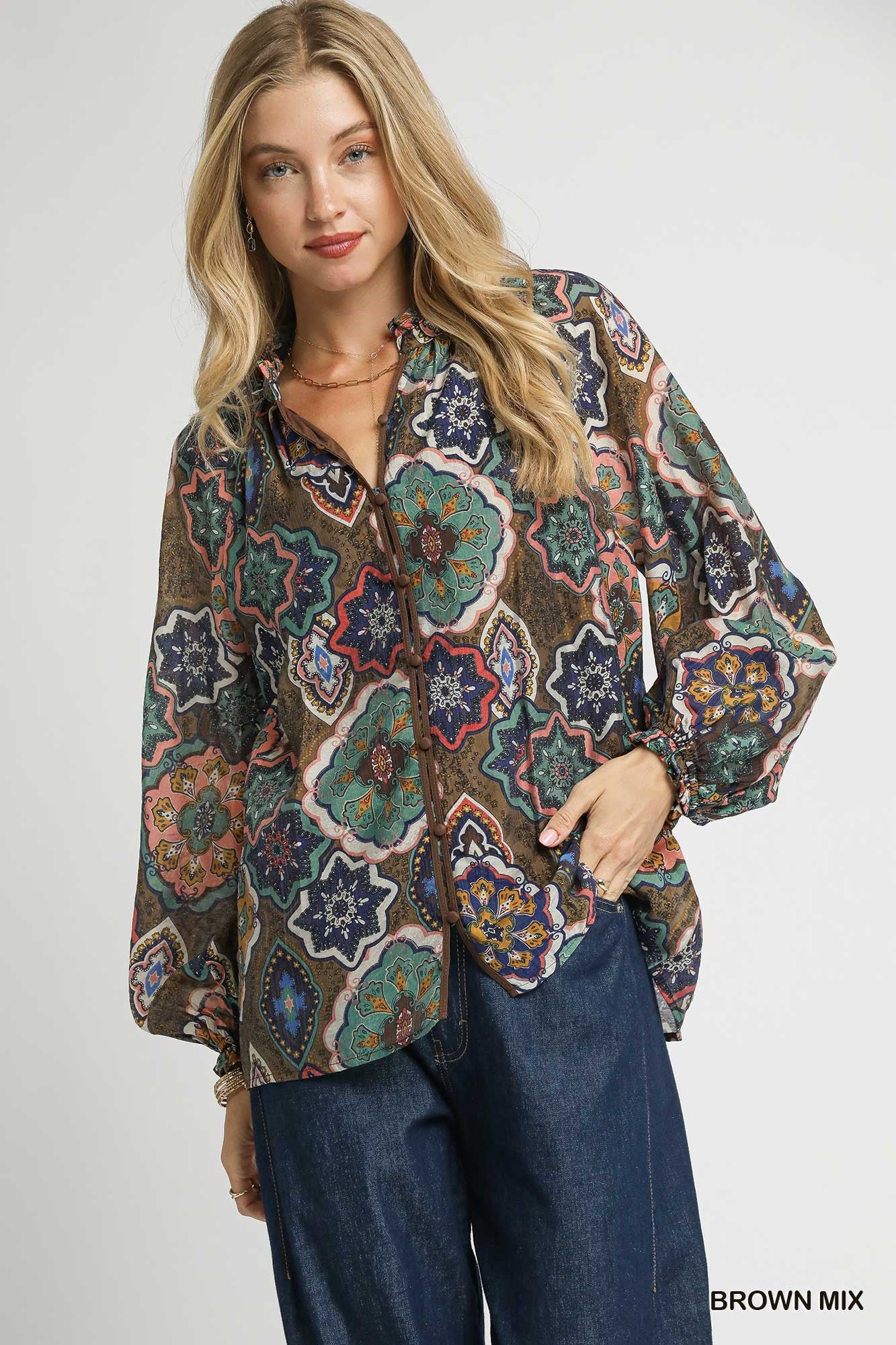 The Hensley Blouse Cury