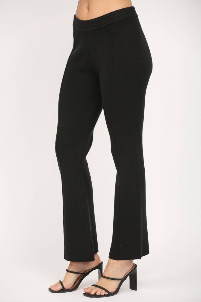 THE DEMI FLARE SWEATER PANTS