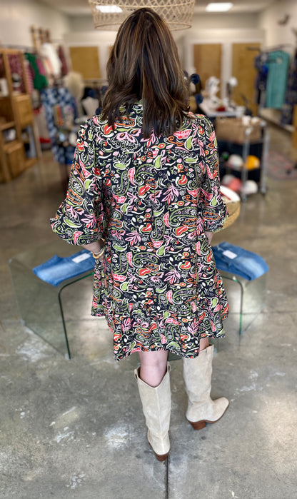 The Paisley and Pretty Mini Dress