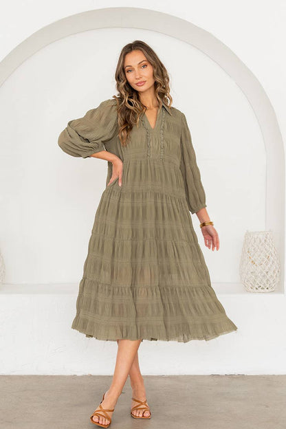 The Juliette Midi Dress Curvy