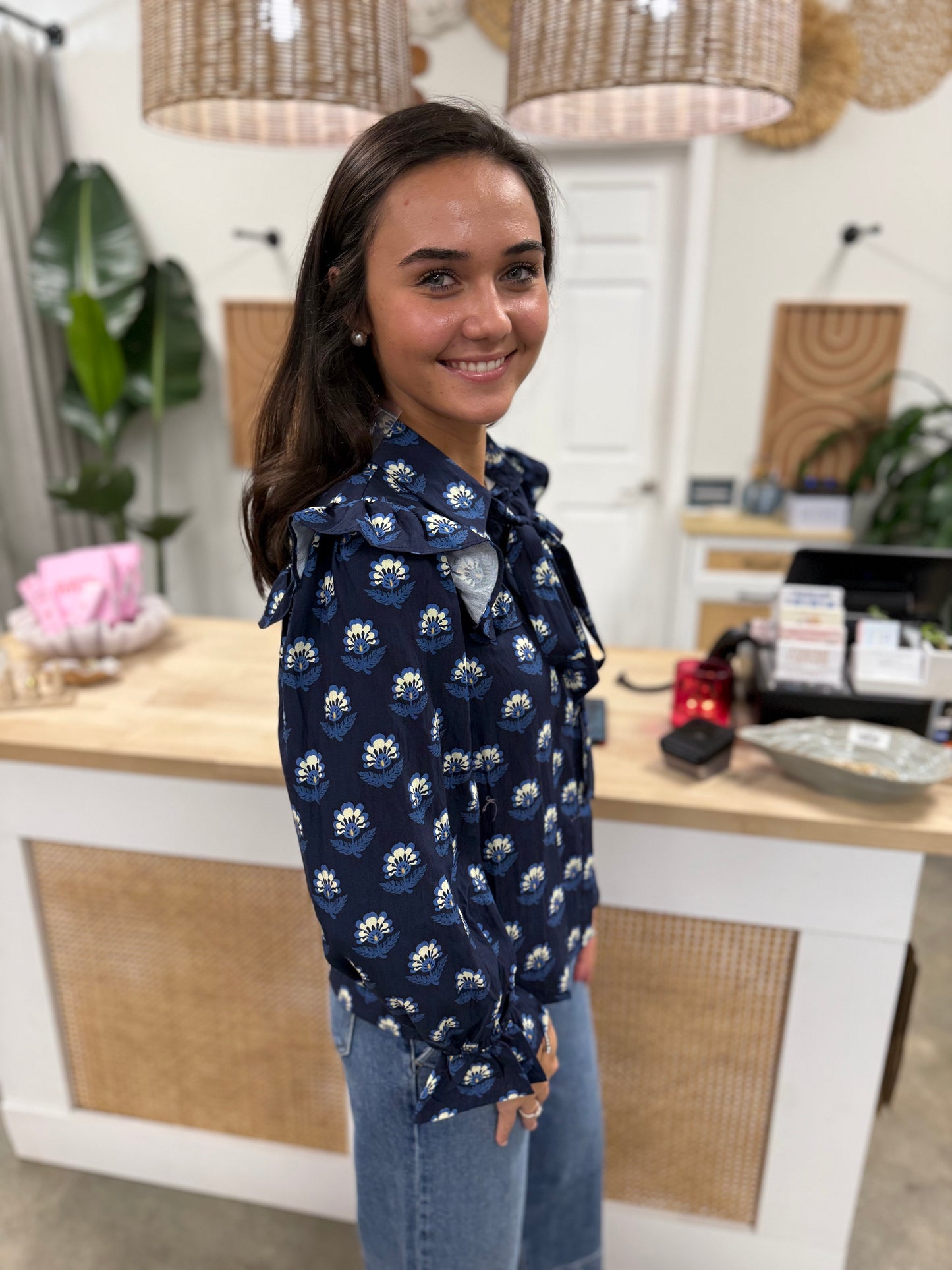 The Liza Button Down Blouse