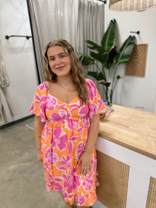 Pink In The Tropics Dress