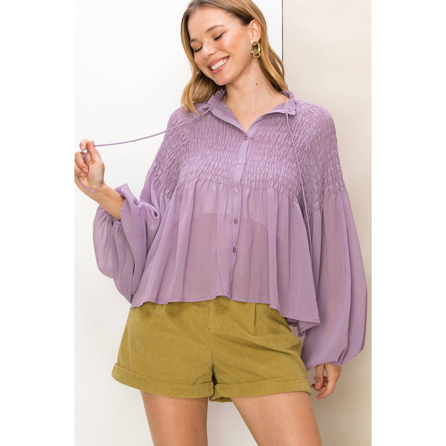 The Lavender Juilette Top