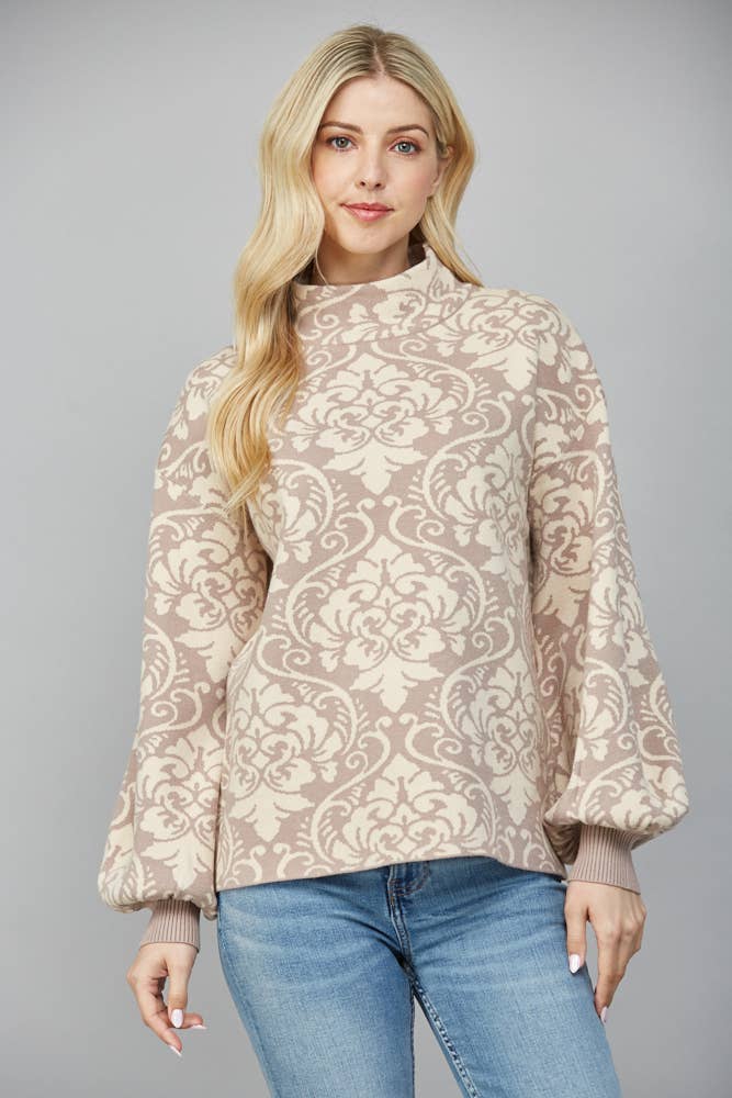 The Lindsey Print Sweater