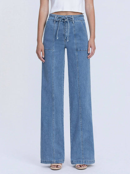SUPER HIGH RISE WIDE LEG JEANS