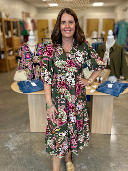 The Hazel Midi Dress Curvy