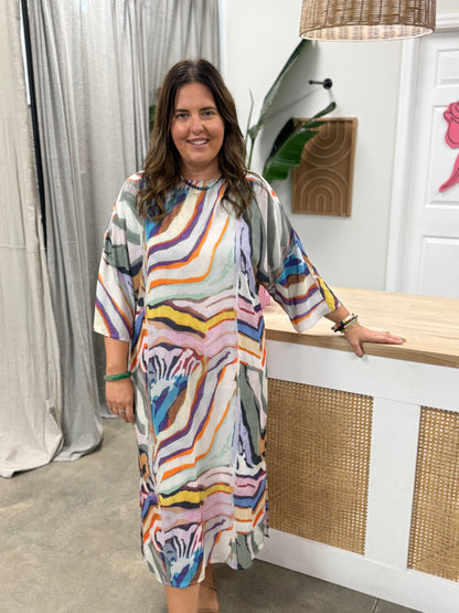 The Groovy Caftan Maxi Dress