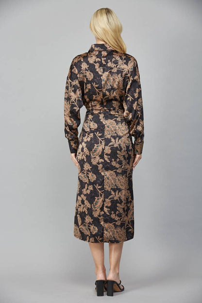 The Versace Tie Midi Dress