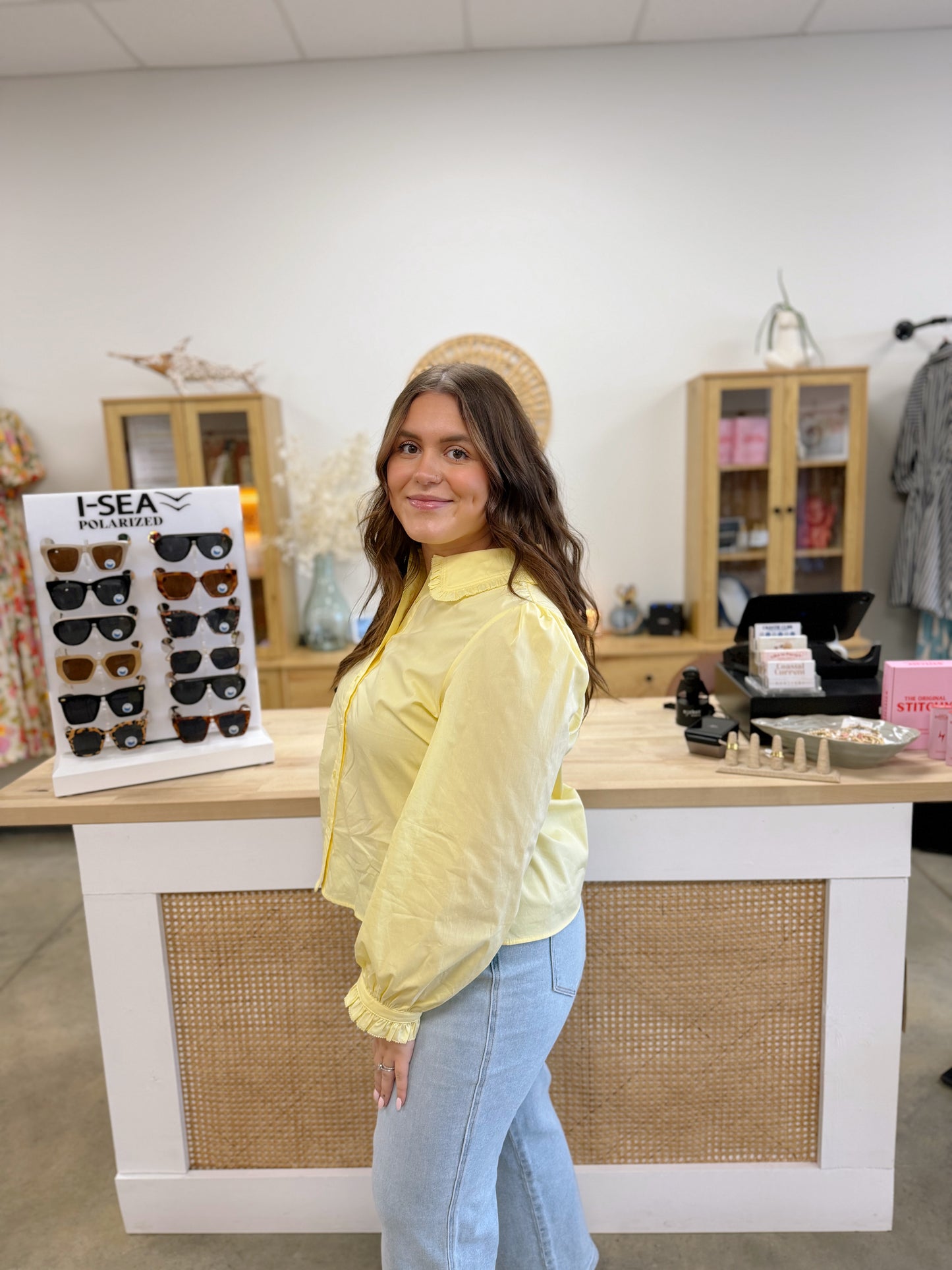The Buttercup Button Down Blouse