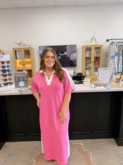 The Pink and Perfect Throw on Dress