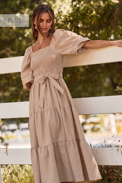 Naturally Beautiful Midi Dress Curvy