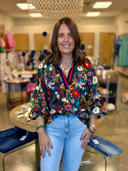 Field Of Poppy Blouse