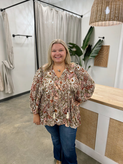 Bohemian Rhapsody Blouse Curvy