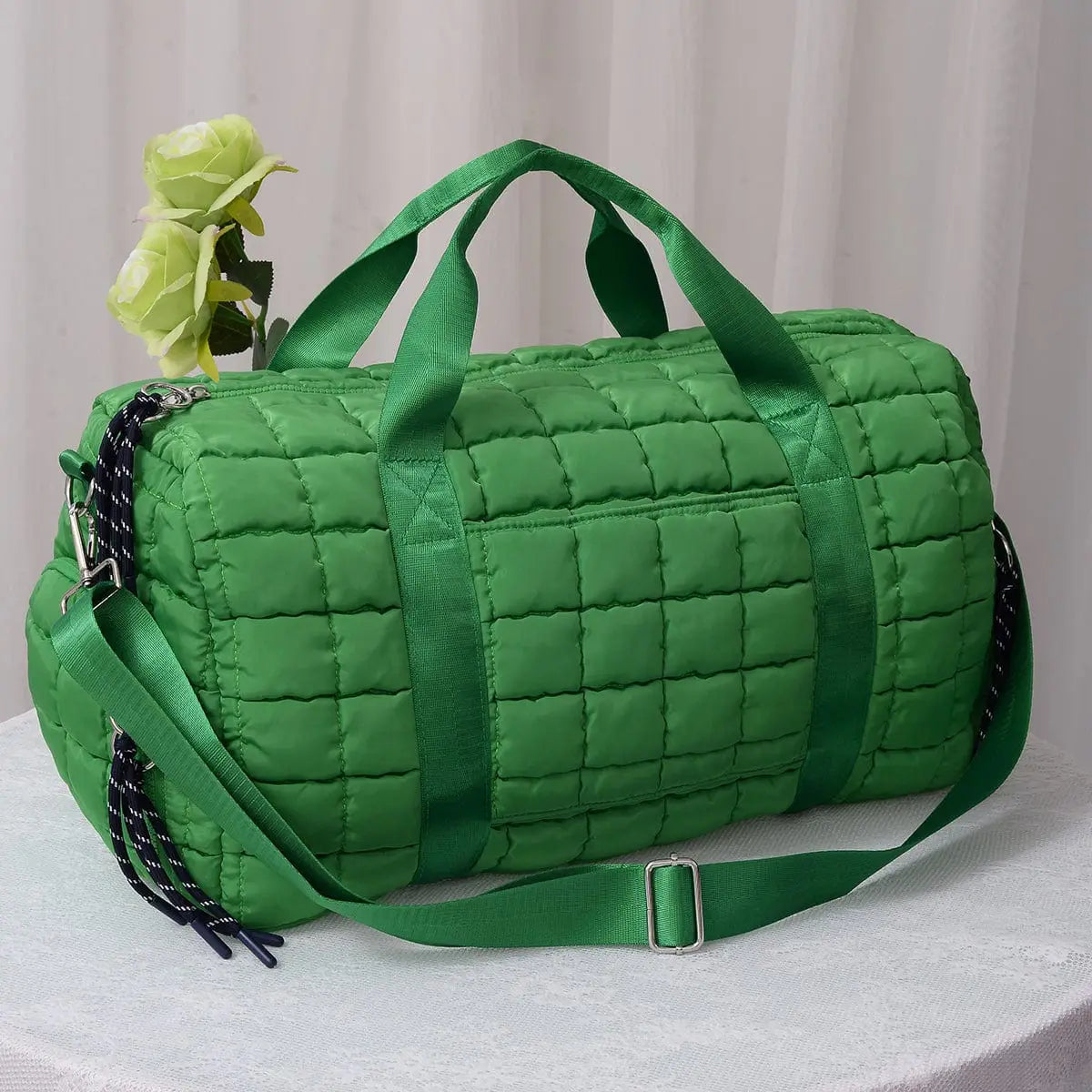 The Quilted Puffer Weekender Duffel