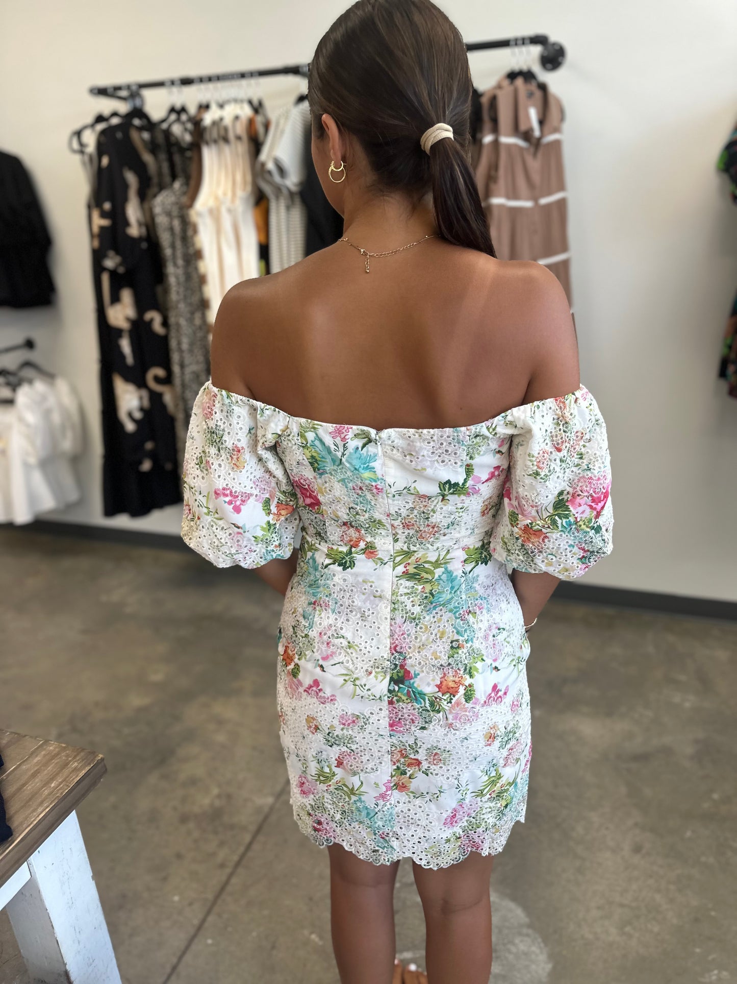 Cottage Party Floral Mini Dress