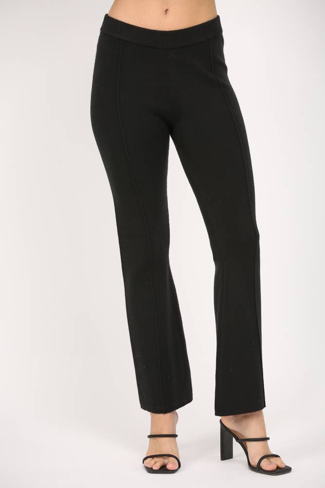 THE DEMI FLARE SWEATER PANTS