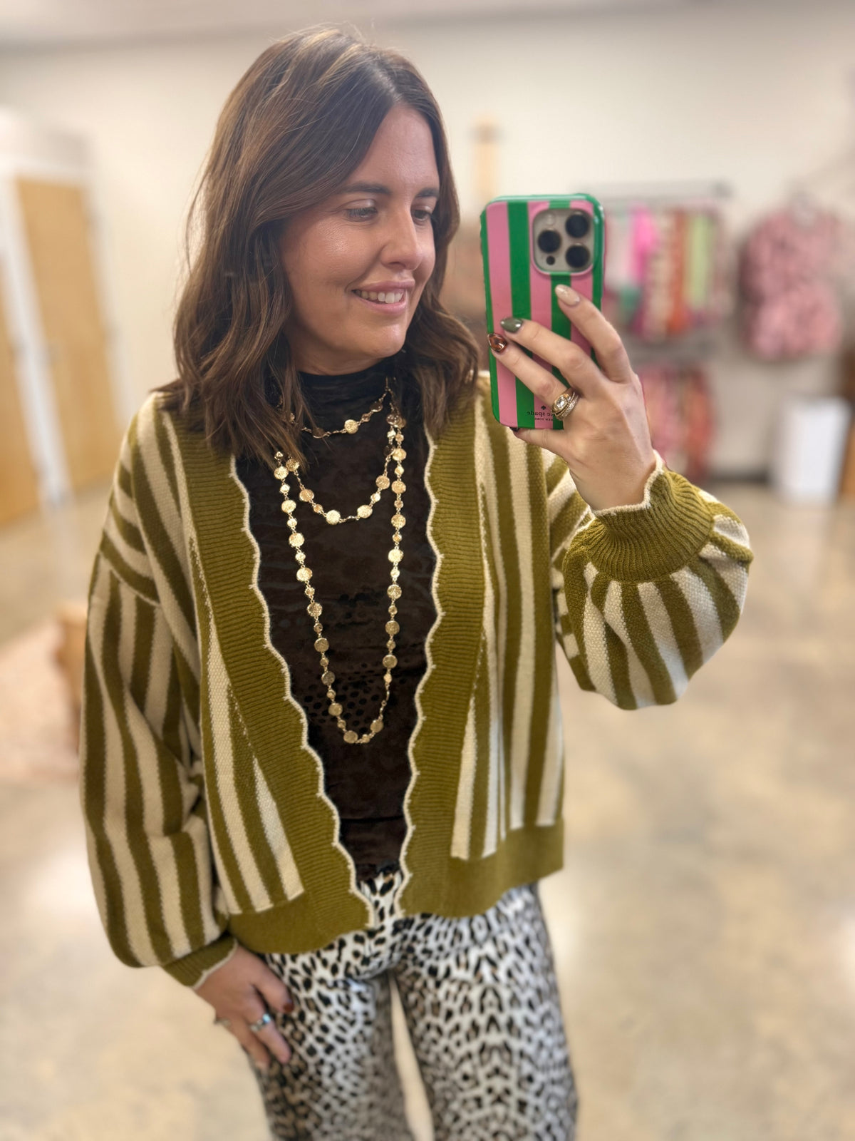 The Margo Scalloped Cardigan