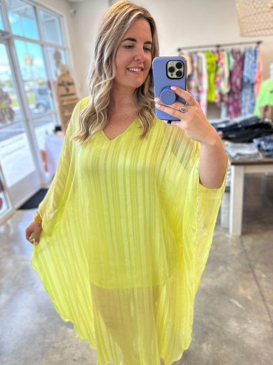 Lime of Your Life caftan