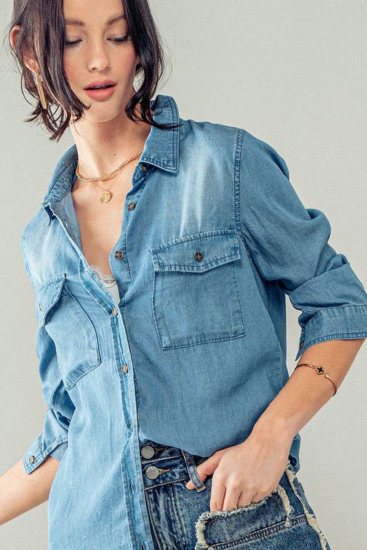 THE IT CHAMBRAY SHIRT