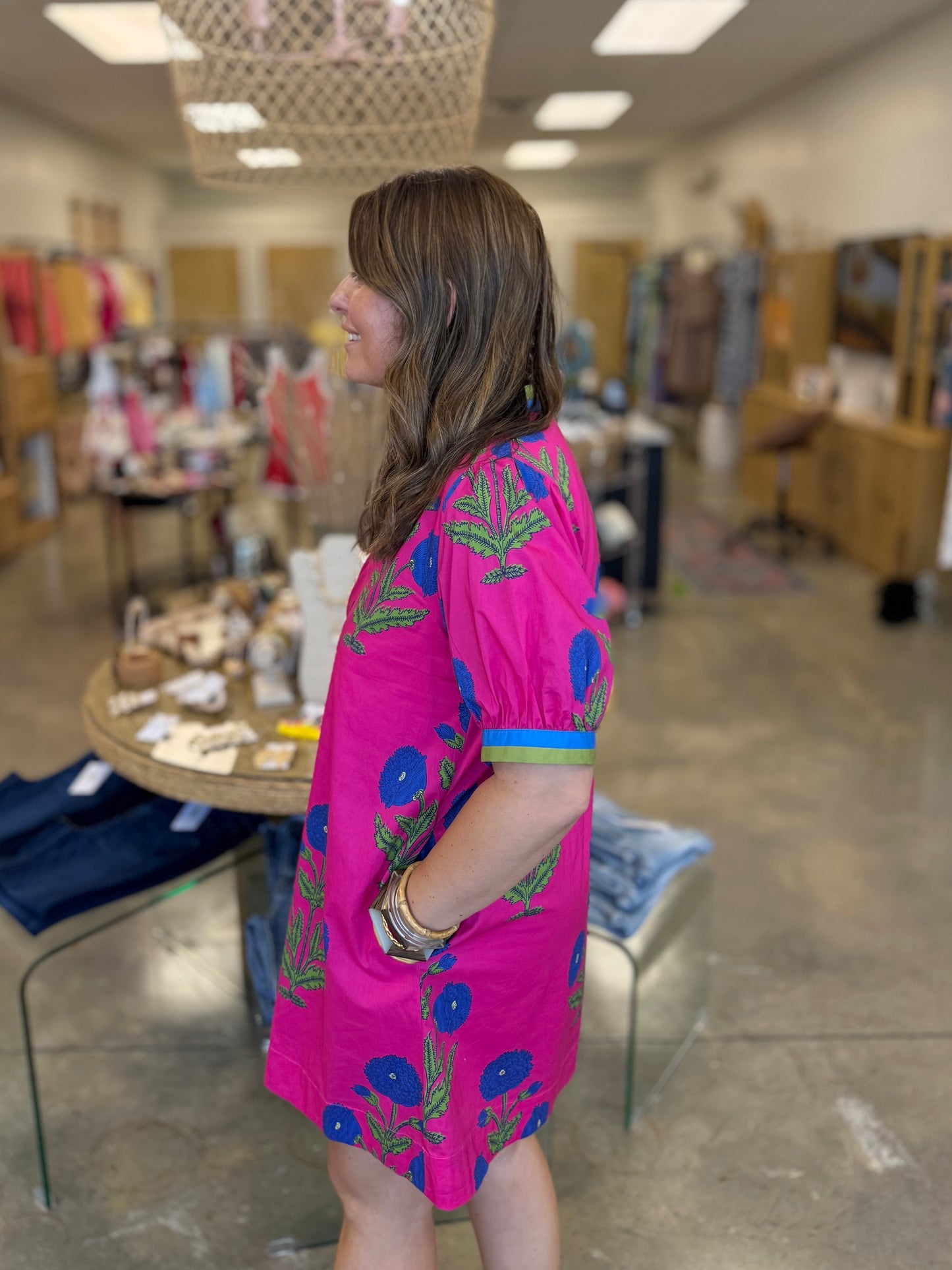 The Poisey Block Print Dress