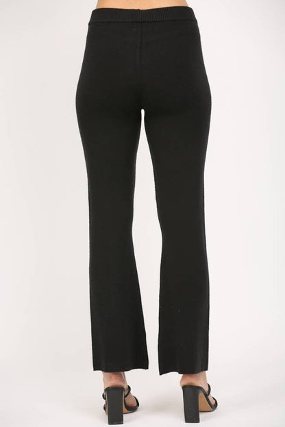 THE DEMI FLARE SWEATER PANTS