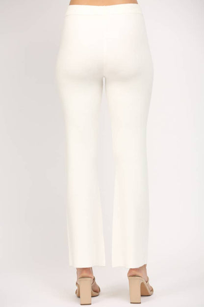 THE DEMI FLARE SWEATER PANTS