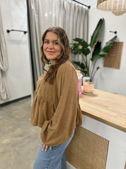 The Declan Peasant Blouse