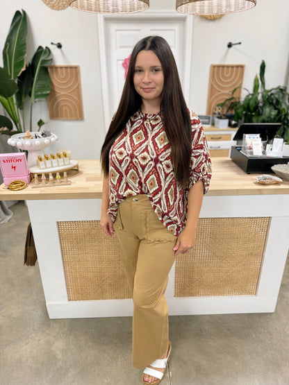 Pocket Full of Posies Cropped Jean Coco