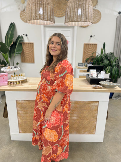 Terra Cotta Maxi Dress
