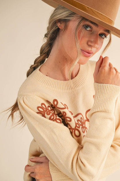 The Kerri Floral Sweater