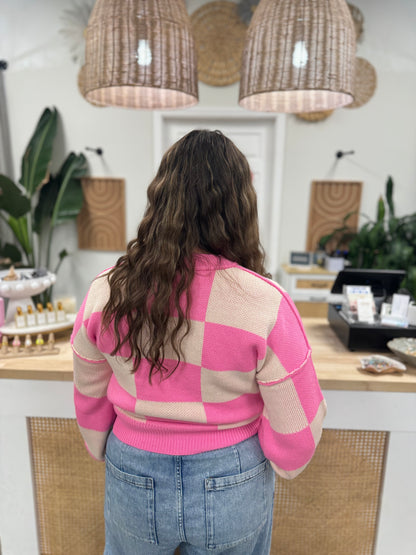 The Checkmate Pinky Sweater