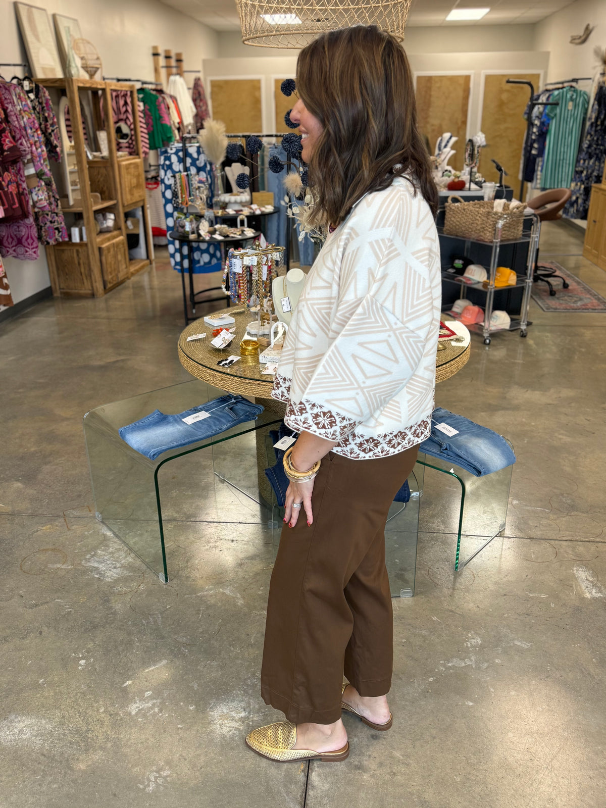 The Hoda 3/4 Sleeve Sweater