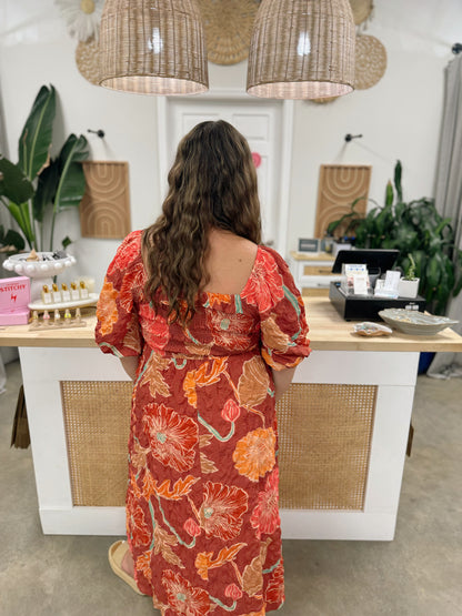 Terra Cotta Maxi Dress