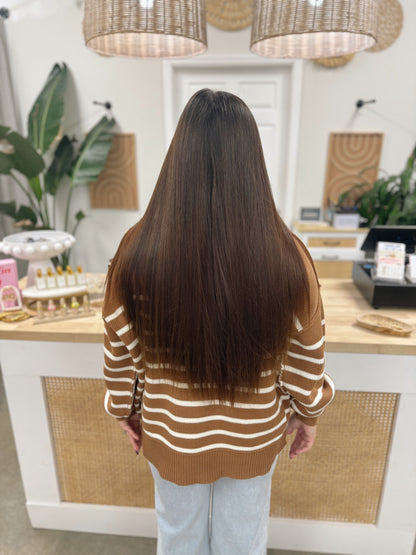 The Mollie Oversized Striped Sweater