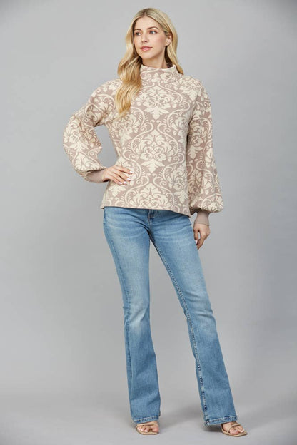 The Lindsey Print Sweater