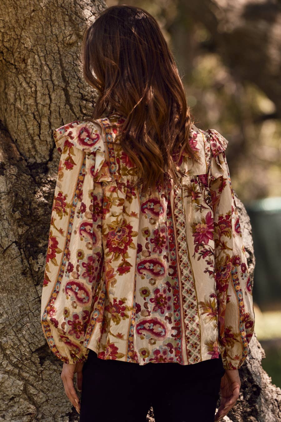 Garden Party Peasant Blouse