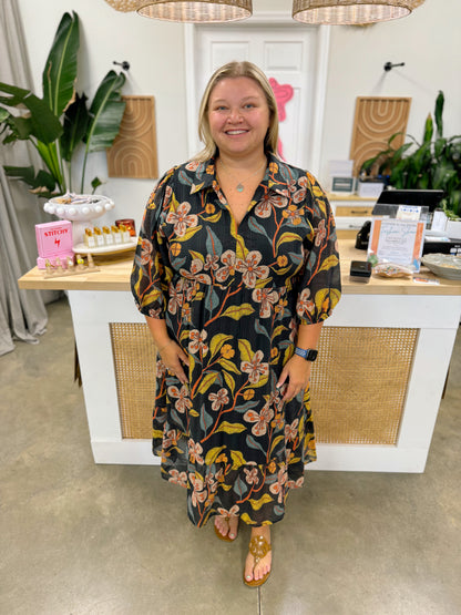 The Becca Midi Dress Curvy