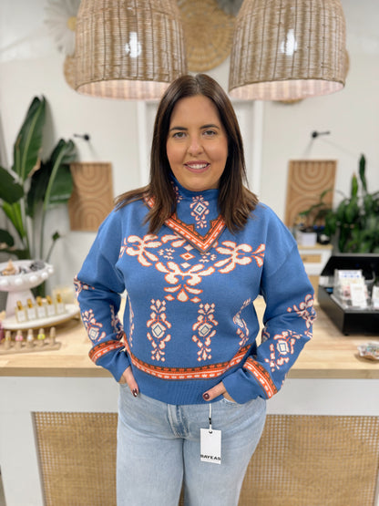 The Montana Scarf Sweater