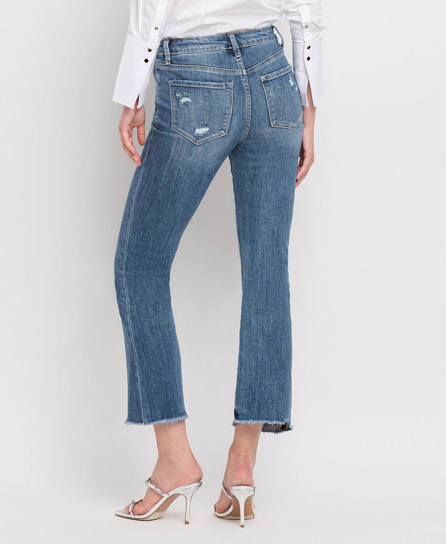 HIGH RISE  KICK FLARE JEANS