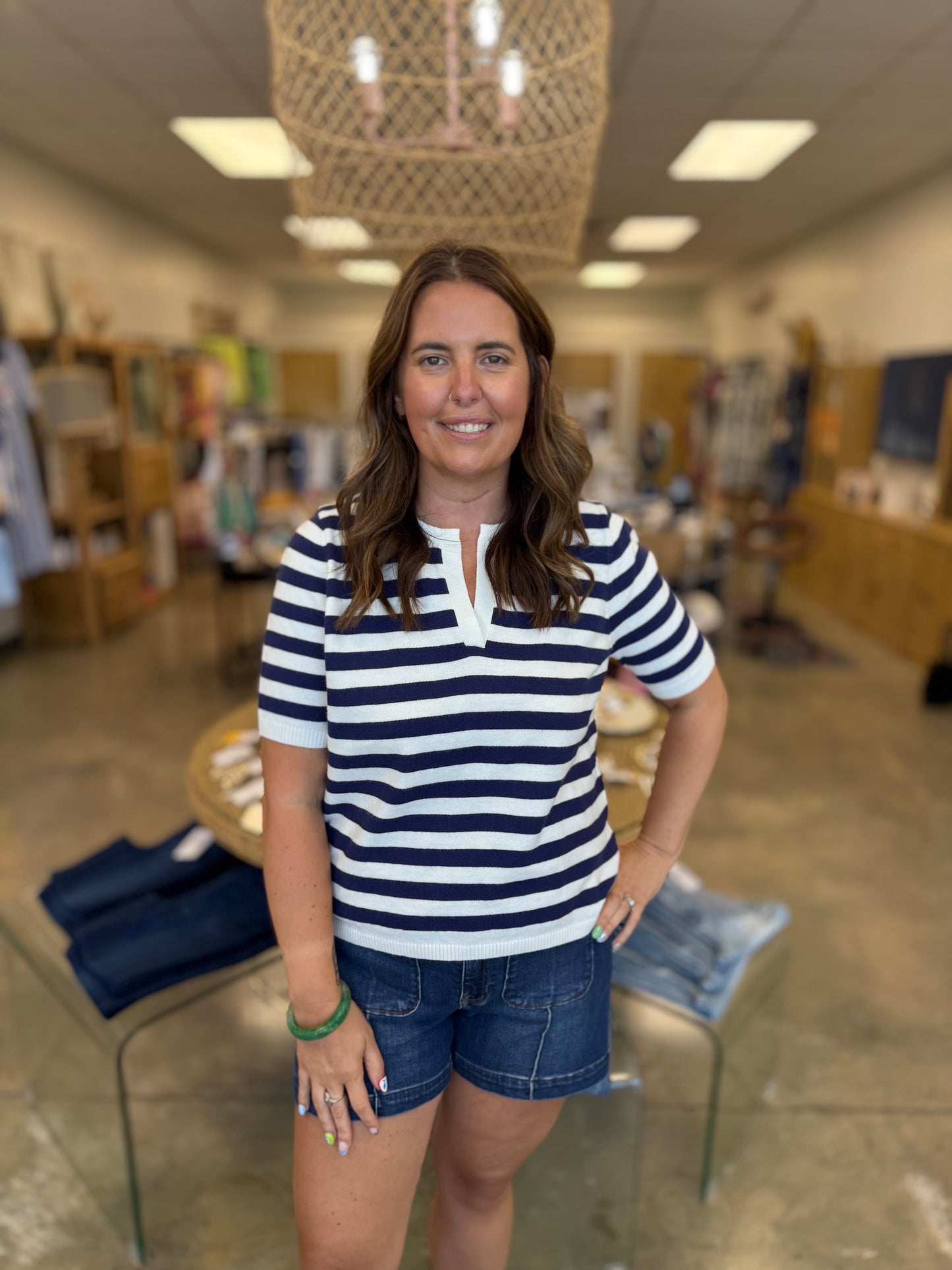 The Sailor Sweater-Navy