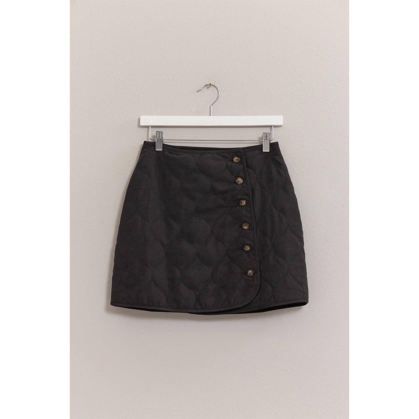 Quilted Puffer Mini Skirt