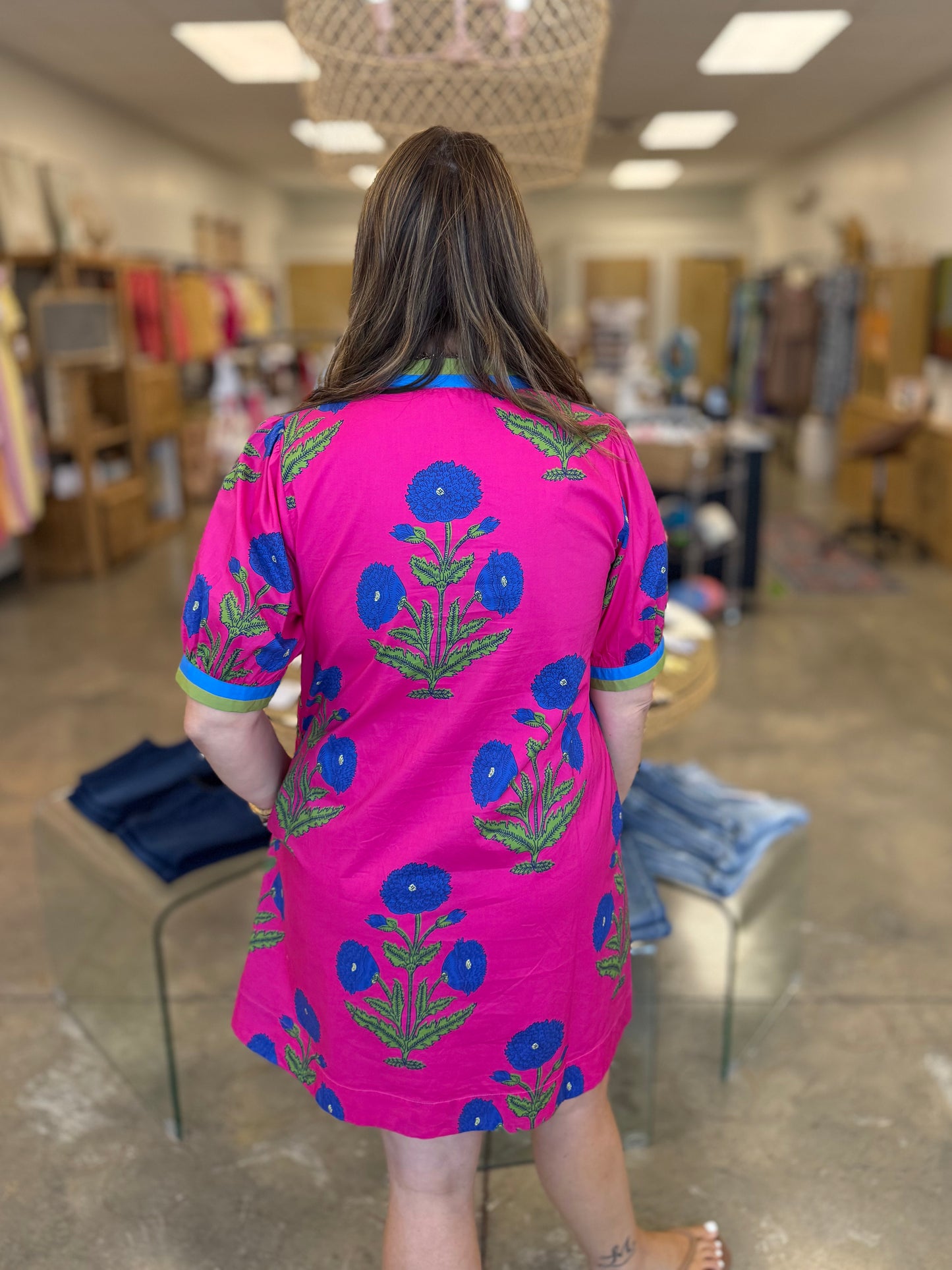 The Poisey Block Print Dress