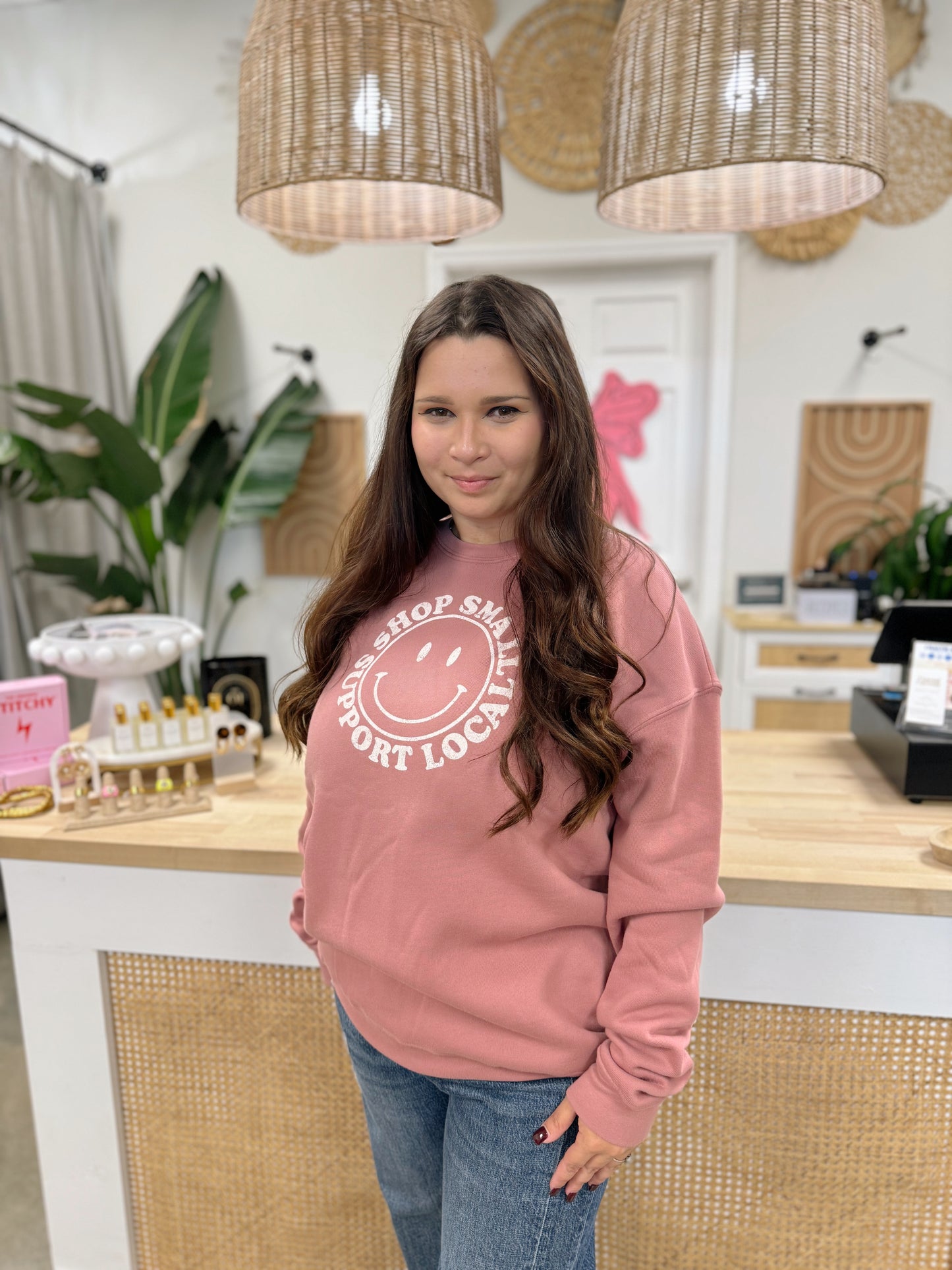 SHOP SMALL SUPPORT LOCAL MAUVE